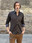 Camisa Inu Negro | Aragaza - Votre chemise faite à Barcelone - Mode de Barcelone - Chemises de qualité