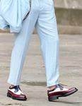 Zapatos 8005 H2 Burdeos/Blanco  | Aragaza - Els teus estils fets a Barcelona - Moda Barcelona - Samarretes de qualitat