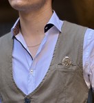 Chaleco Bcn Alt Tostado  | Aragaza - Votre chemise faite à Barcelone - Mode de Barcelone - Chemises de qualité