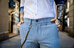 Pantalón Maximo Flamengo denim | Aragaza - Your shirt made in Barcelona - Quality shirts