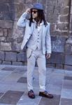 Americana Audo gris  | Aragaza - Els teus estils fets a Barcelona - Moda Barcelona - Samarretes de qualitat