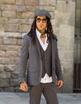 Americana Royalty Gris | Aragaza - Els teus estils fets a Barcelona - Moda Barcelona - Samarretes de qualitat