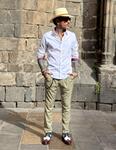 Camisa Cerchio Marrón | Aragaza - Tu estilo hecho en Barcelona - Barcelona Fashion - Camisas de Calidad