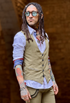 Chaleco Piero Tencel Aceite  | Aragaza - Tu estilo hecho en Barcelona - Barcelona Fashion - Camisas de Calidad