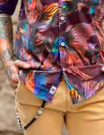 Camisa Goldfish Azul | Aragaza - Els teus estils fets a Barcelona - Moda Barcelona - Samarretes de qualitat