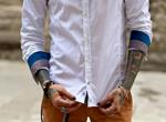 Camisa Cansano Azul | Aragaza - Your shirt made in Barcelona - Quality shirts