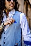 Chaleco Maximo Flamengo denim | Aragaza - Tu estilo hecho en Barcelona - Barcelona Fashion - Camisas de Calidad