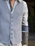 Chaleco Alphes Gris | Aragaza - Tu estilo hecho en Barcelona - Barcelona Fashion - Camisas de Calidad