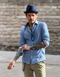 Camisa Eterna Celeste | Aragaza - Tu estilo hecho en Barcelona - Barcelona Fashion - Camisas de Calidad