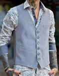 Chaleco Alphes Gris | Aragaza - Tu estilo hecho en Barcelona - Barcelona Fashion - Camisas de Calidad