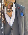 Americana Royalty Gris | Aragaza - Els teus estils fets a Barcelona - Moda Barcelona - Samarretes de qualitat