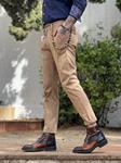 Pantalón Sarthe Marrón  | Aragaza - Tu estilo hecho en Barcelona - Barcelona Fashion - Camisas de Calidad