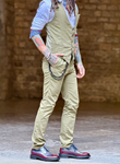 Pantalón Piero Tencel Aceite  | Aragaza - Tu estilo hecho en Barcelona - Barcelona Fashion - Camisas de Calidad