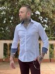 Camisa Barrea Rojo | Aragaza - Votre chemise faite à Barcelone - Mode de Barcelone - Chemises de qualité