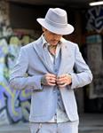 Americana Alphes Gris  | Aragaza - Tu estilo hecho en Barcelona - Barcelona Fashion - Camisas de Calidad