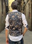 Chaleco Big Von Gris  | Aragaza - Tu estilo hecho en Barcelona - Barcelona Fashion - Camisas de Calidad