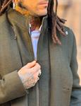 abrigo Carlo In26 Verde  | Aragaza - Tu estilo hecho en Barcelona - Barcelona Fashion - Camisas de Calidad