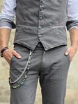 Pantalón Maximo Square Cemento  | Aragaza - Tu estilo hecho en Barcelona - Barcelona Fashion - Camisas de Calidad