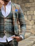 Americana Rodolph Azul | Aragaza - Tu estilo hecho en Barcelona - Barcelona Fashion - Camisas de Calidad