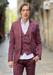 Americana Corse Bordeos | Aragaza - Tu estilo hecho en Barcelona - Barcelona Fashion - Camisas de Calidad