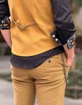 Pantalón Piero Tencel Mostaza | Aragaza - Tu estilo hecho en Barcelona - Barcelona Fashion - Camisas de Calidad