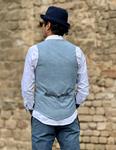 Chaleco Bcn Denim Blue | Aragaza - Tu estilo hecho en Barcelona - Barcelona Fashion - Camisas de Calidad