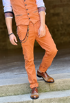 Pantalón Bcn Af Naranja Quemado  | Aragaza - Tu estilo hecho en Barcelona - Barcelona Fashion - Camisas de Calidad