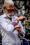 Camisa Blanca Camere puño rojo | Aragaza - Tu estilo hecho en Barcelona - Barcelona Fashion - Camisas de Calidad