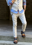 Pantalón Piero Tencel Beige  | Aragaza - Tu estilo hecho en Barcelona - Barcelona Fashion - Camisas de Calidad