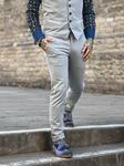 Pantalón Marcelo Altea Ice Blue  | Aragaza - Tu estilo hecho en Barcelona - Barcelona Fashion - Camisas de Calidad