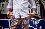 Camisa Blanca Camere puño rojo | Aragaza - Tu estilo hecho en Barcelona - Barcelona Fashion - Camisas de Calidad