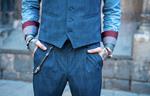 Chaleco Rob azul  | Aragaza - Tu estilo hecho en Barcelona - Barcelona Fashion - Camisas de Calidad