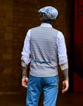Chaleco Llamal Azul  | Aragaza - Tu estilo hecho en Barcelona - Barcelona Fashion - Camisas de Calidad