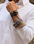 Camisa Blanca Antino Puño Detalles en Rojo | Aragaza - Tu estilo hecho en Barcelona - Barcelona Fashion - Camisas de Calidad
