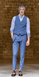 Chaleco Grosseto Azul  | Aragaza - Tu estilo hecho en Barcelona - Barcelona Fashion - Camisas de Calidad