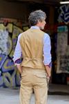Chaleco Viktor Camel  | Aragaza - Tu estilo hecho en Barcelona - Barcelona Fashion - Camisas de Calidad