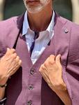 Americana Tex Bordeaux  | Aragaza - Tu estilo hecho en Barcelona - Barcelona Fashion - Camisas de Calidad