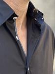 Camisa Inu Negro | Aragaza - Tu estilo hecho en Barcelona - Barcelona Fashion - Camisas de Calidad