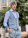 Chaleco Bcn Alt Ice Blue  | Aragaza - Your shirt made in Barcelona - Quality shirts