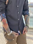 Camisa Yokai Negra  | Aragaza - Tu estilo hecho en Barcelona - Barcelona Fashion - Camisas de Calidad