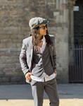 Americana Royalty Gris | Aragaza - Els teus estils fets a Barcelona - Moda Barcelona - Samarretes de qualitat