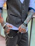 Chaleco Moulen Marrón | Aragaza - Tu estilo hecho en Barcelona - Barcelona Fashion - Camisas de Calidad