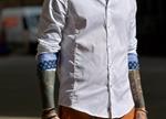 Camisa Cerchio azul | Aragaza - Your shirt made in Barcelona - Quality shirts
