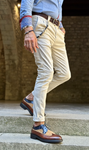 Pantalón Piero Tencel Beige  | Aragaza - Tu estilo hecho en Barcelona - Barcelona Fashion - Camisas de Calidad
