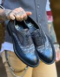 Zapatos 7437H Llamal Azul  | Aragaza - Tu estilo hecho en Barcelona - Barcelona Fashion - Camisas de Calidad