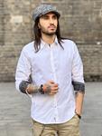 Camisa Von Blanca | Aragaza - Els teus estils fets a Barcelona - Moda Barcelona - Samarretes de qualitat