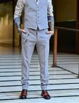 Pantalón Alphes Gris  | Aragaza - Tu estilo hecho en Barcelona - Barcelona Fashion - Camisas de Calidad