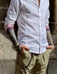 Camisa Cerchio Marrón | Aragaza - Tu estilo hecho en Barcelona - Barcelona Fashion - Camisas de Calidad