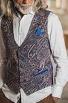 Chaleco Caravaggio Azul | Aragaza - Tu estilo hecho en Barcelona - Barcelona Fashion - Camisas de Calidad