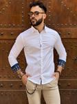 Camisa Calas Blanca | Aragaza - Els teus estils fets a Barcelona - Moda Barcelona - Samarretes de qualitat